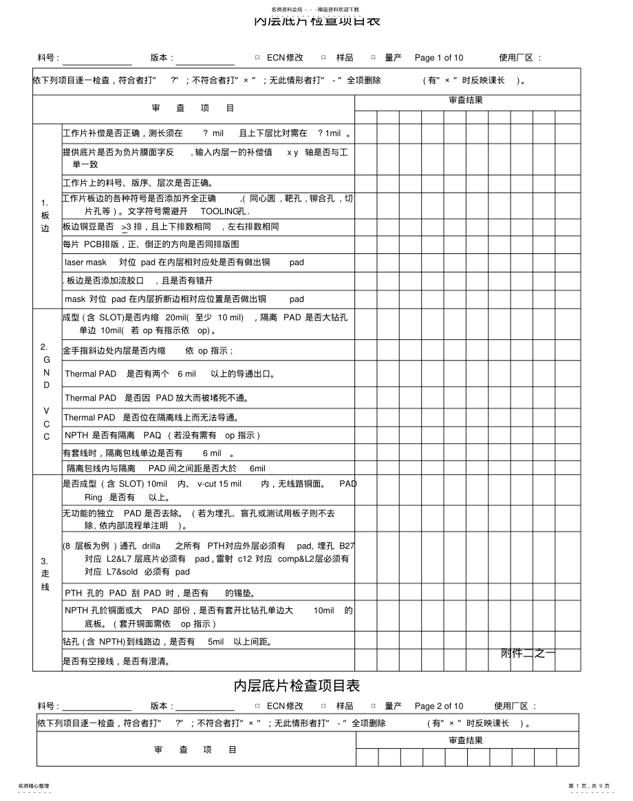 2022年底片检查项目表 .pdf_第1页