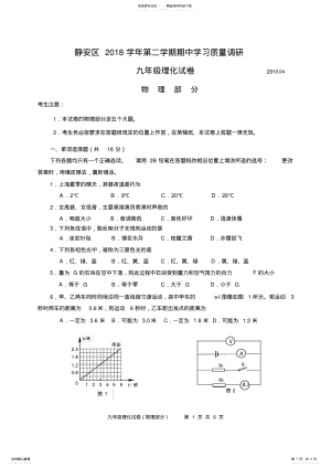 2022年年静安区九年级物理二模试题 .pdf