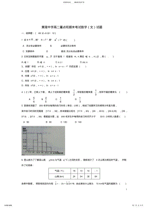 2022年高二数学上学期期末考试试题文 13.pdf