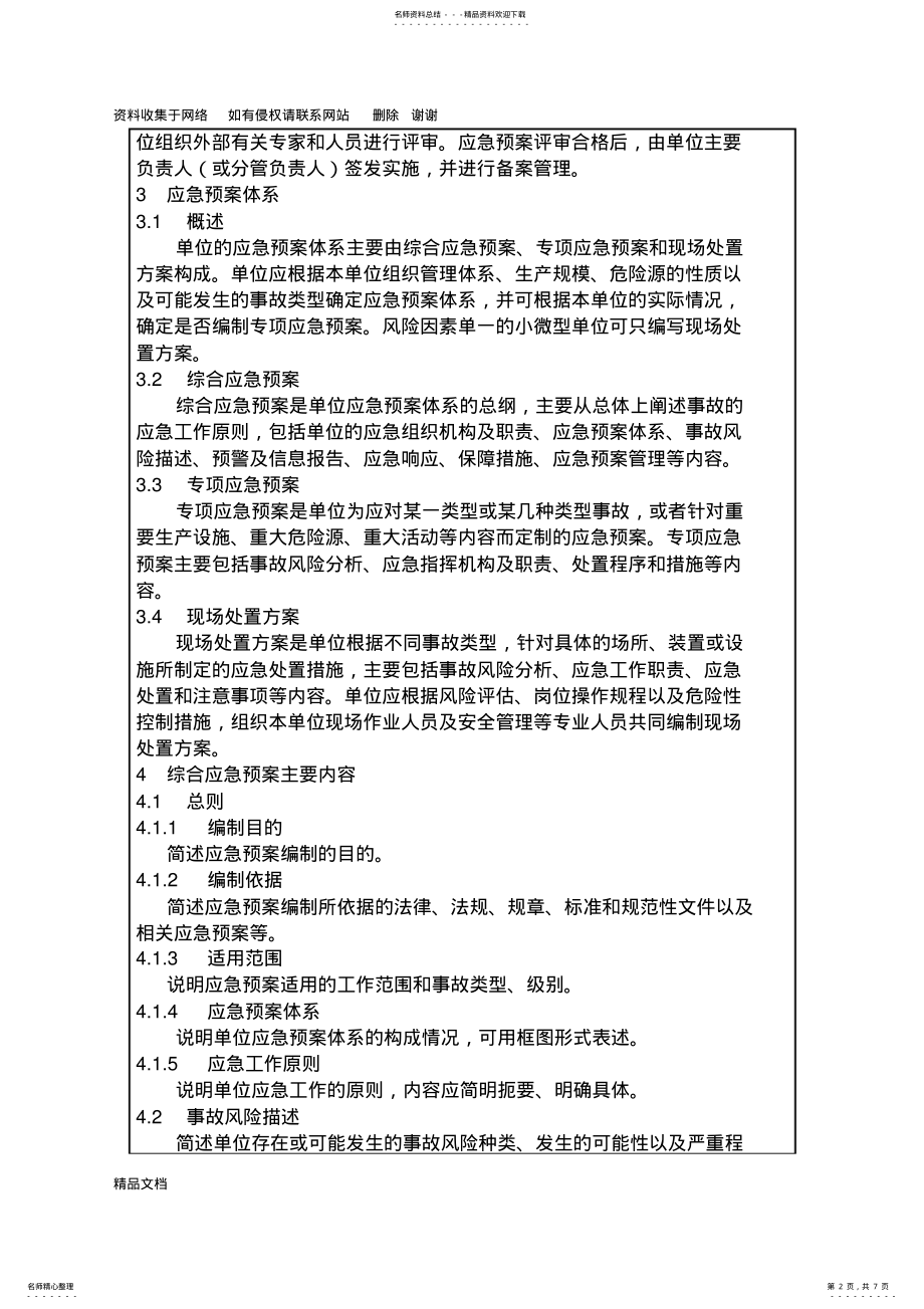 2022年应急救援预案培训记录表 .pdf_第2页