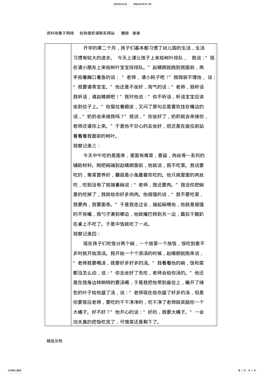 2022年幼儿园行为观察记录表 .pdf_第2页