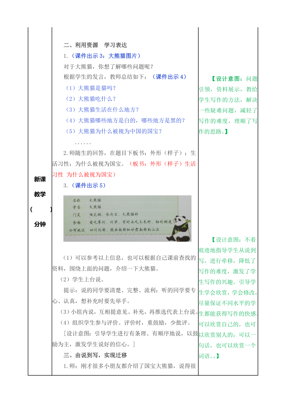 统编部编三下语文习作：国宝大熊猫教案公开课教案教学设计课件公开课教案教学设计课件.doc_第2页