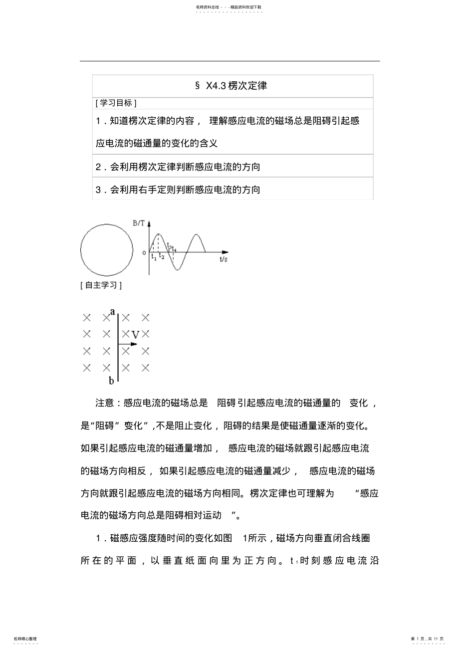 2022年高考物理第二轮知识点归纳总结复习 11.pdf_第1页