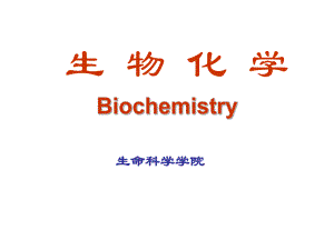 生物化学PPT课件.ppt