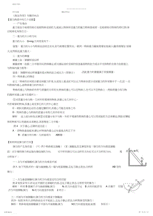 2022年高考第一轮复习《相互作用》专题知识点.docx