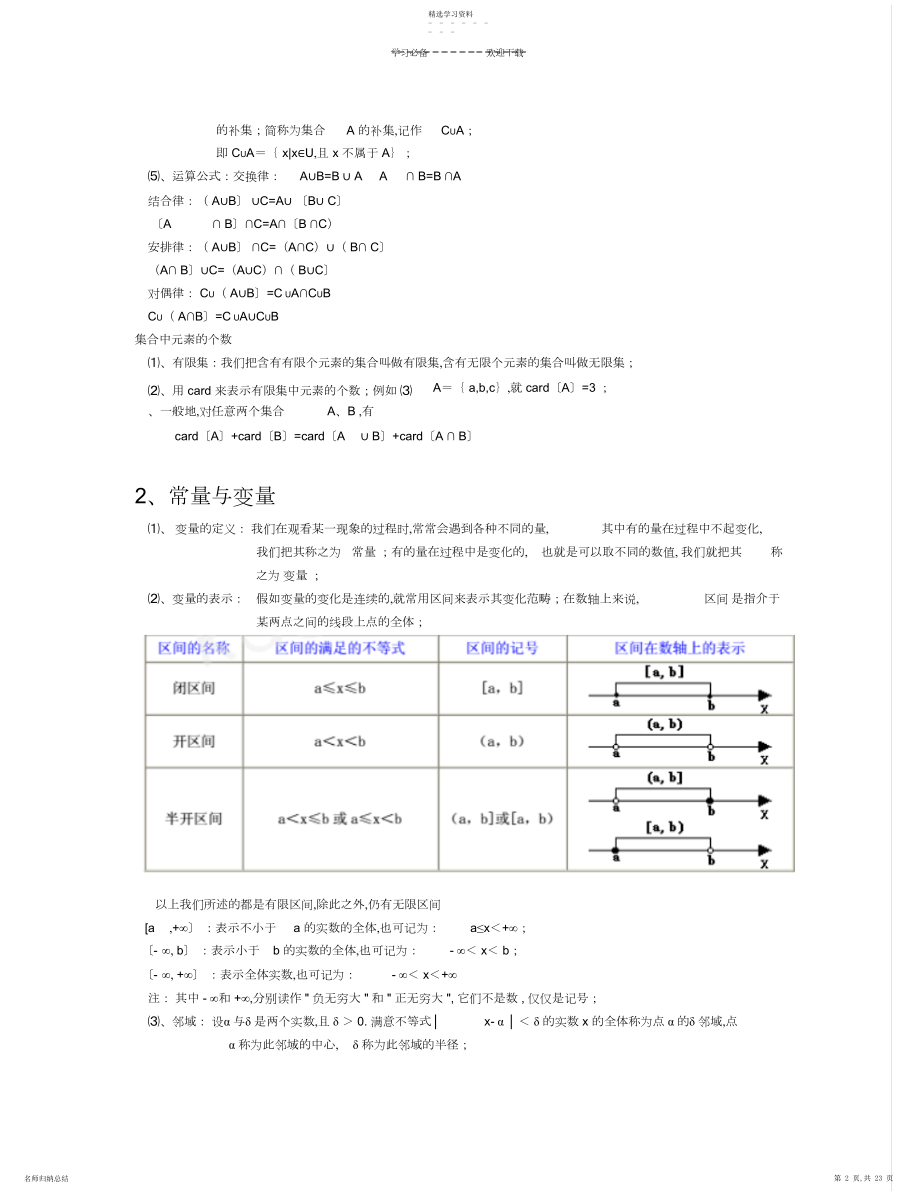 2022年高等数学基础知识点归纳.docx_第2页