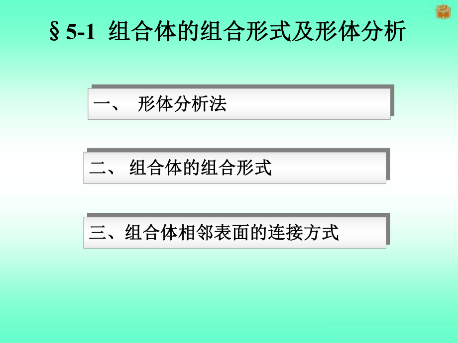 组合体的组合形式ppt课件.ppt_第1页