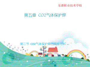 第五章-第二节-CO2气体保护焊焊接材料ppt课件.ppt