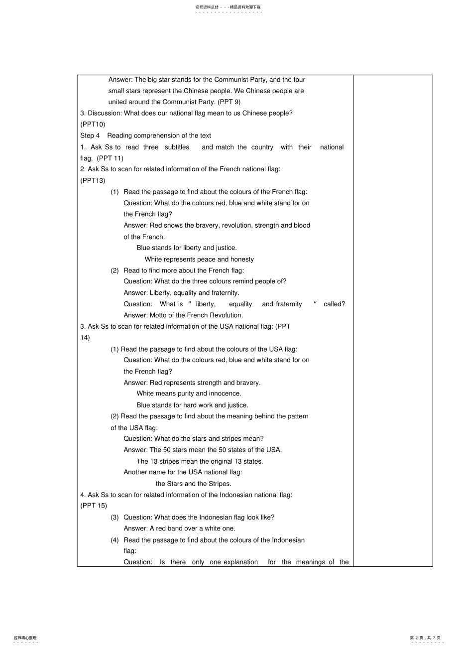 2022年高级中学高中英语unitthemeaningofcolournationalflags,coloursandcultures教案牛津译林版选修 .pdf_第2页