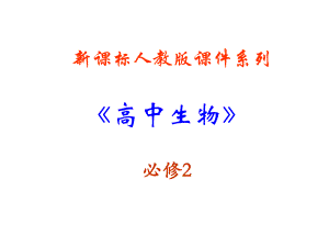 生物：1.2《孟德尔的豌豆杂交实验(二)》PPT课件(新人教版-必修2).ppt