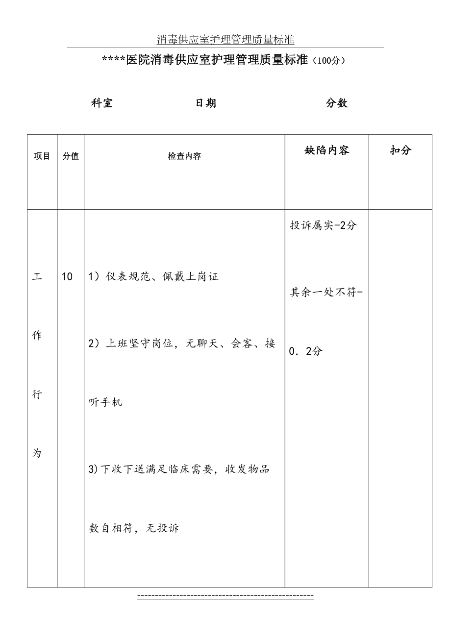 消毒供应室护理管理质量标准.docx_第2页