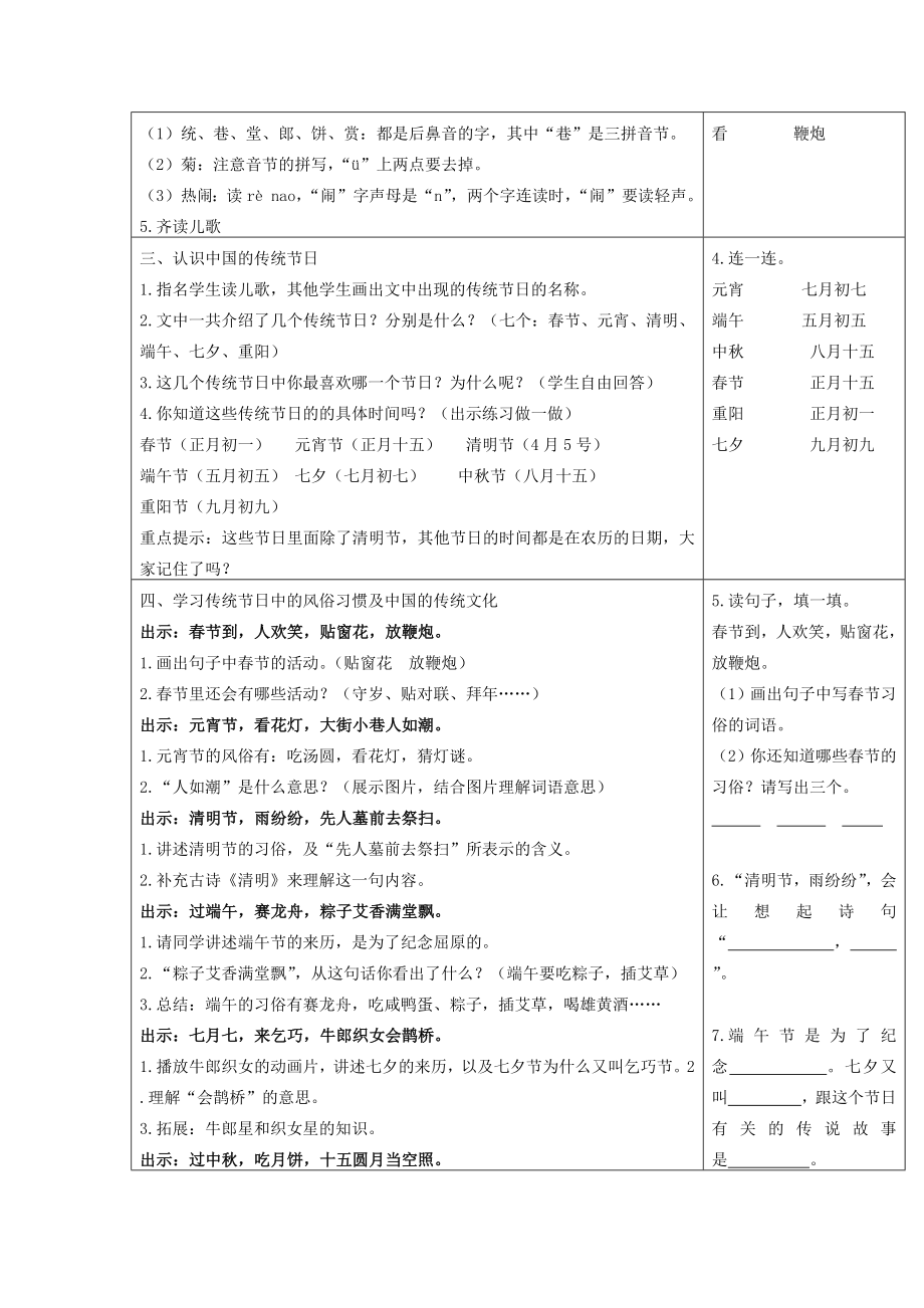 识字2传统节日-20200104095902公开课教案课件.docx_第2页