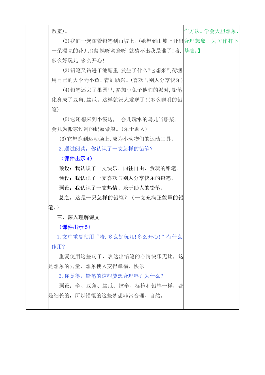 部编统编三下语文习作例文：一支铅笔的梦想教案公开课教案教学设计课件.doc_第2页