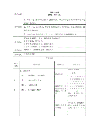 蹲踞式起跑教案教学内容公开课.docx