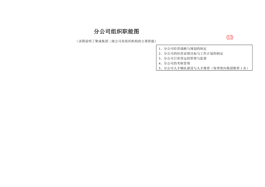 培训公司部门机构建立制度文件 规章制度 分公司组织职能图.doc_第2页