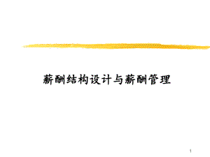 薪酬结构设计与薪酬管理.pdf