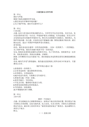 部编统编四上语文口语交际与习作专项公开课教案课件课时作业课时训练.doc