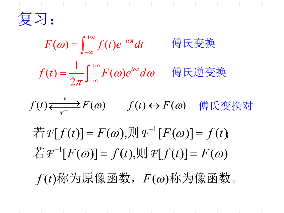 单位脉冲函数及傅里叶变换的性质ppt课件.ppt_第1页