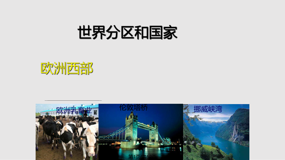 世界地理复习欧洲西部德国俄罗斯.pptx_第1页