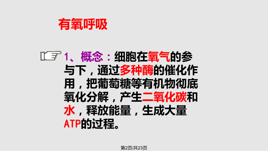 五ATP的主要来源细胞呼吸.pptx_第2页