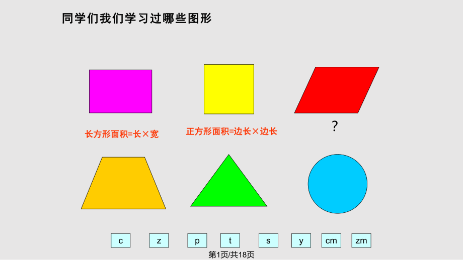 五上平行四边形的面积.pptx_第1页