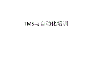 TMS影院管理系统及其自动化ppt课件.pptx