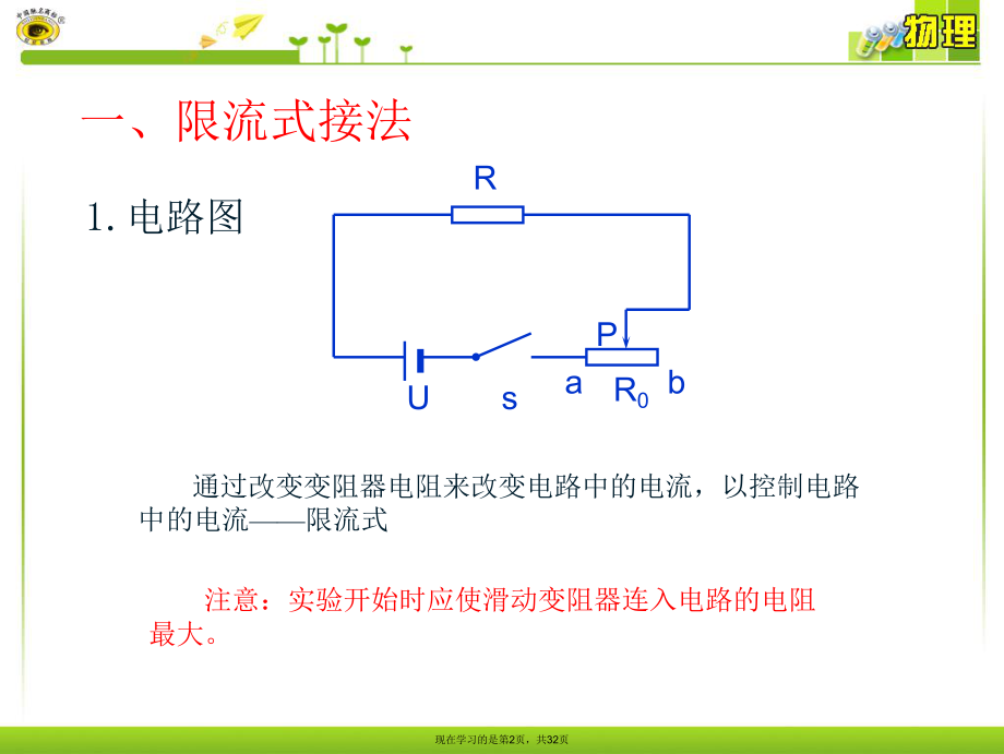 专题滑动变阻器的两种接法.ppt_第2页