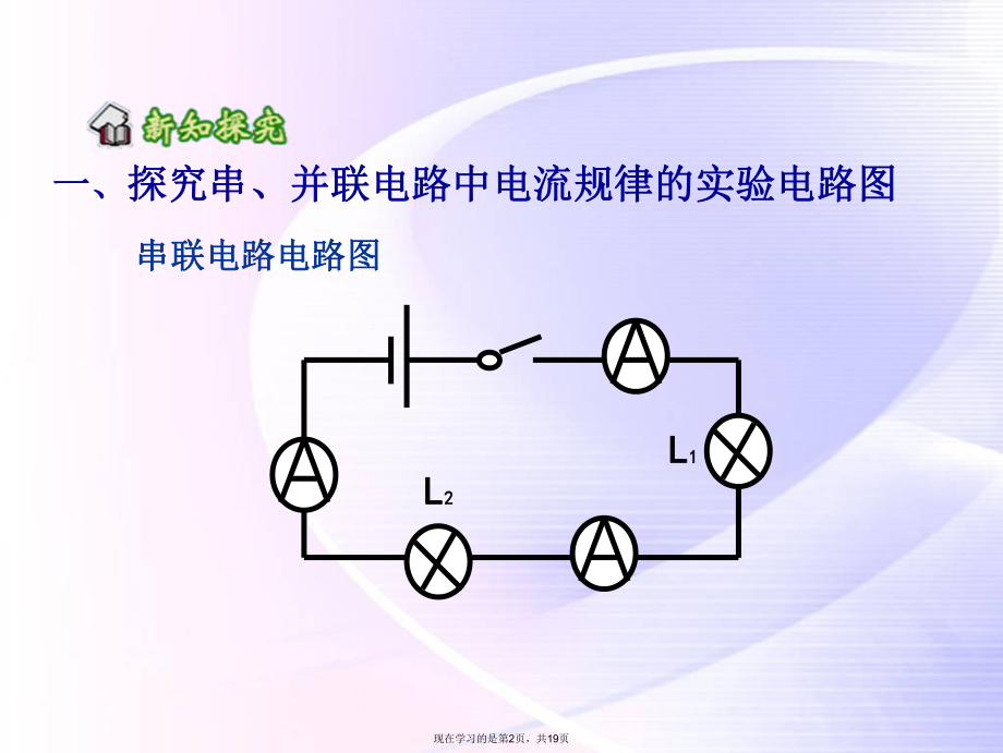 初中物理串并联电路中电流的规律.ppt_第2页