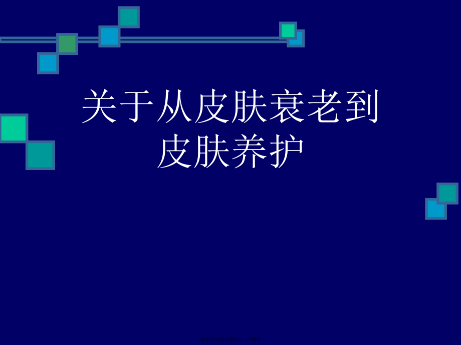 从皮肤衰老到皮肤养护.ppt_第1页