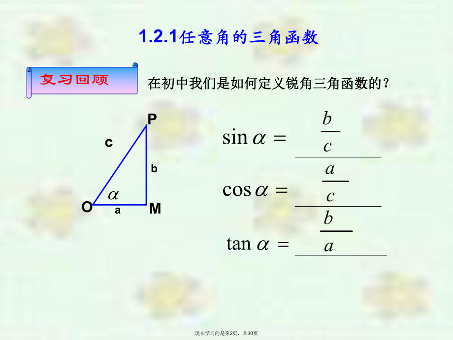 三角函数的定义课件.ppt_第2页