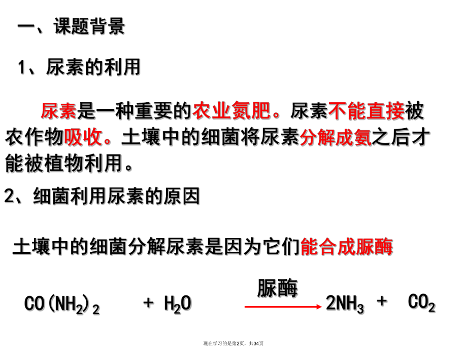 分解尿素的细菌的分离.ppt_第2页