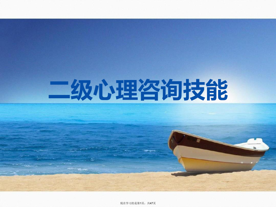 二级心理咨询技能优秀.ppt_第1页