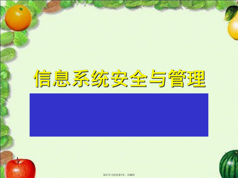 信息系统安全与管理.ppt_第1页