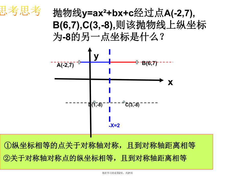 二次函数对称性.ppt_第2页