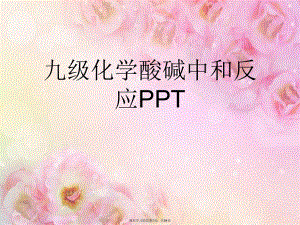 九级化学酸碱中和反应PPT.ppt