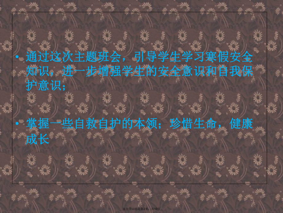 假前安全教育.ppt_第2页