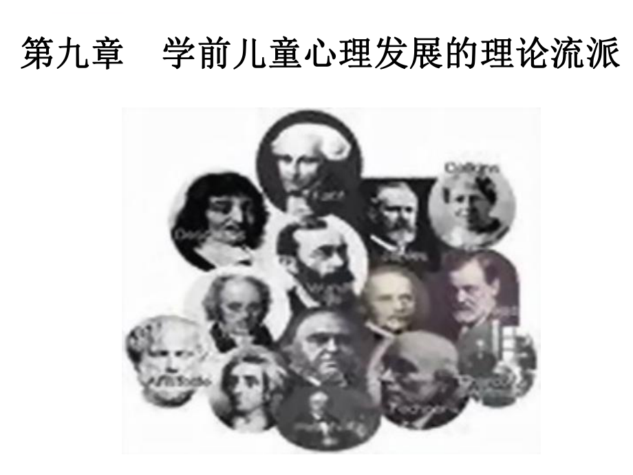 学前儿童心理发展的理论流派ppt课件.ppt_第1页