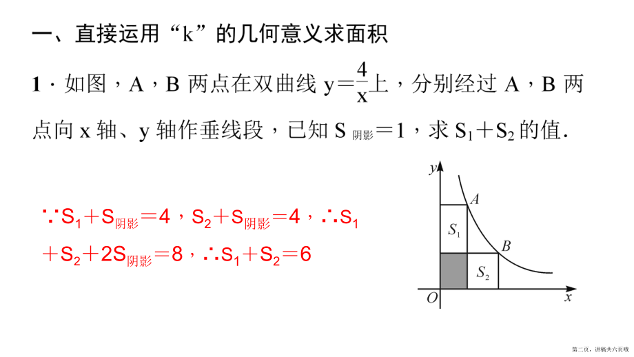 专题反比例函数与面积问题讲稿.ppt_第2页