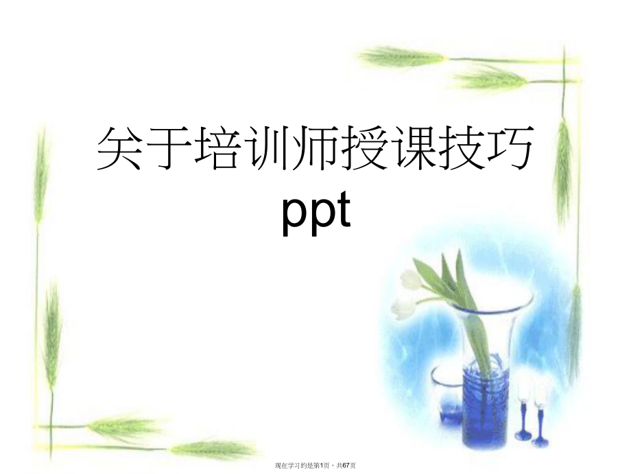 培训师授课技巧ppt.ppt_第1页