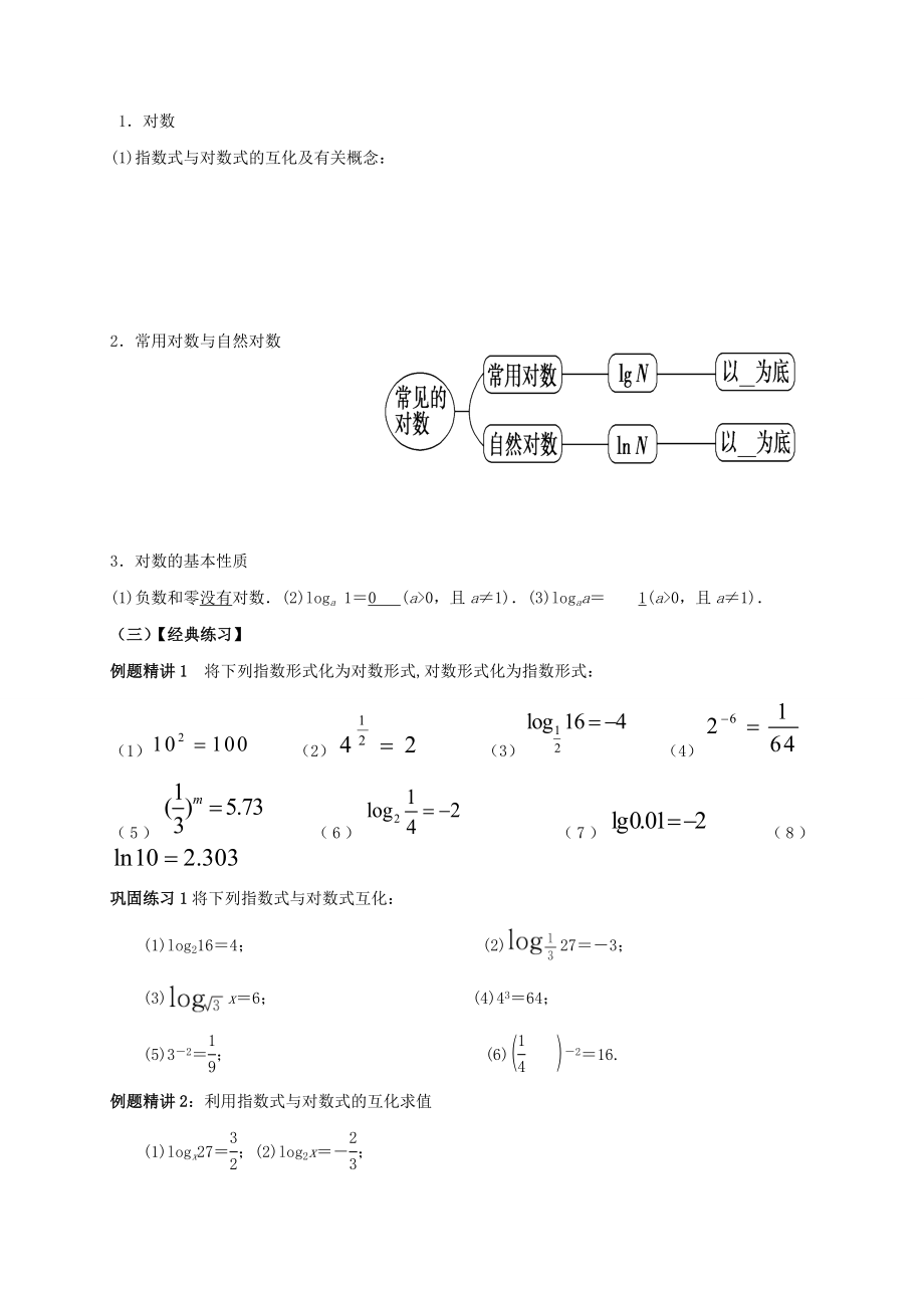 人教A版（2019）高中数学必修第一册4.4.1对数函数的概念学案.docx_第2页