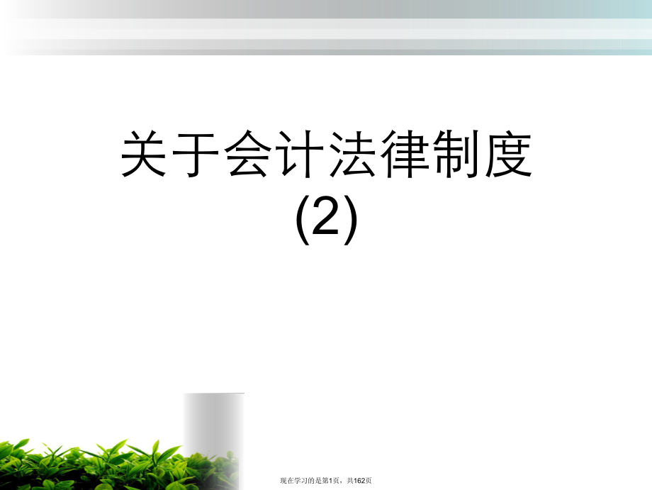 会计法律制度 (2)课件.ppt_第1页