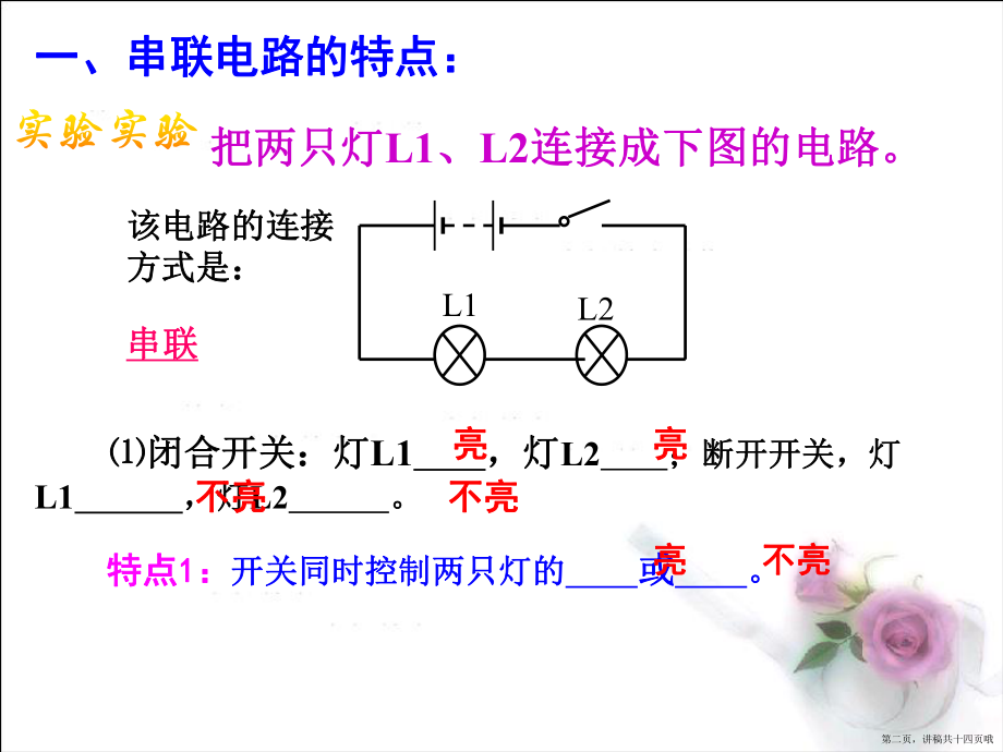 串联并联电路中电流的特点讲稿.ppt_第2页