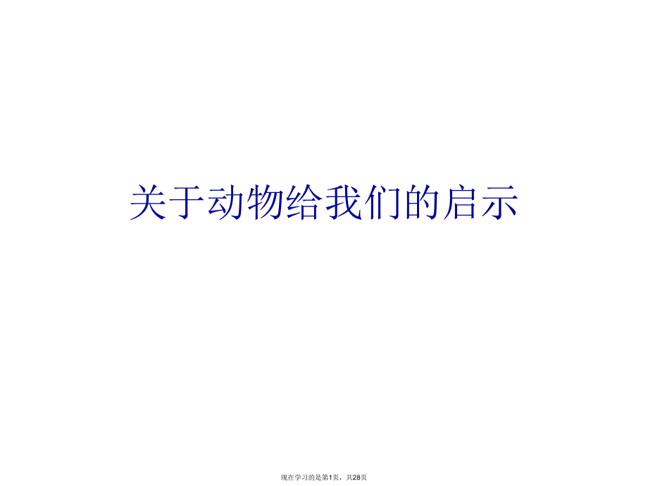 动物给我们的启示.ppt_第1页