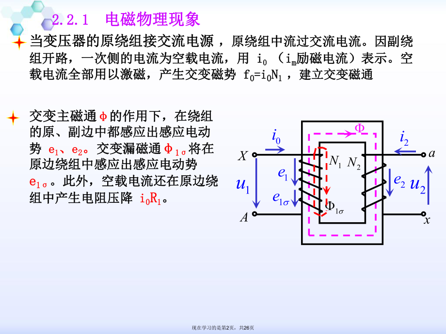 变压器的空载运行.ppt_第2页