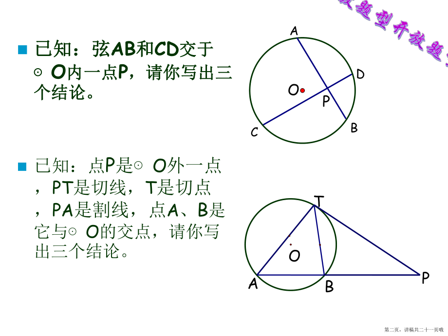 九年级数学与圆有关的比例线段讲稿.ppt_第2页