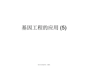 基因工程的应用 (5).ppt