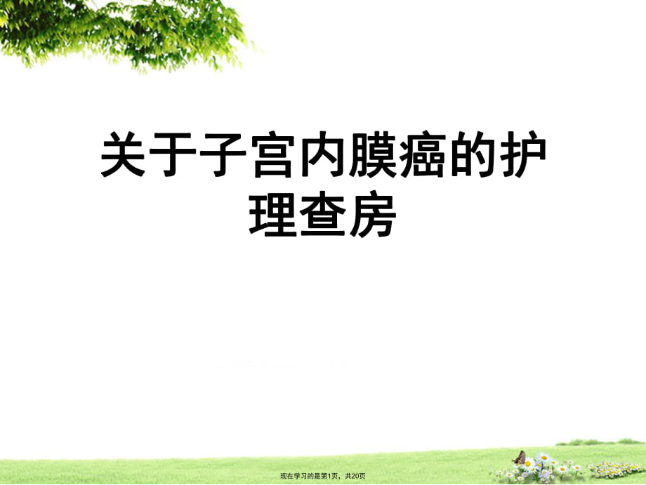 子宫内膜癌的护理查房.ppt_第1页