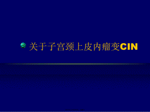 子宫颈上皮内瘤变cin.ppt