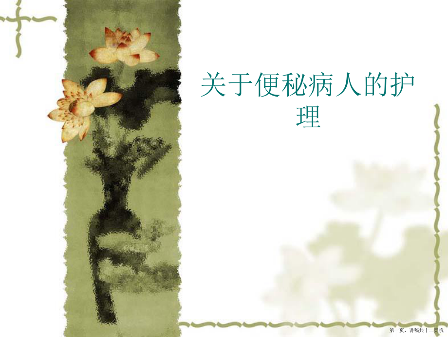 便秘病人的护理讲稿.ppt_第1页