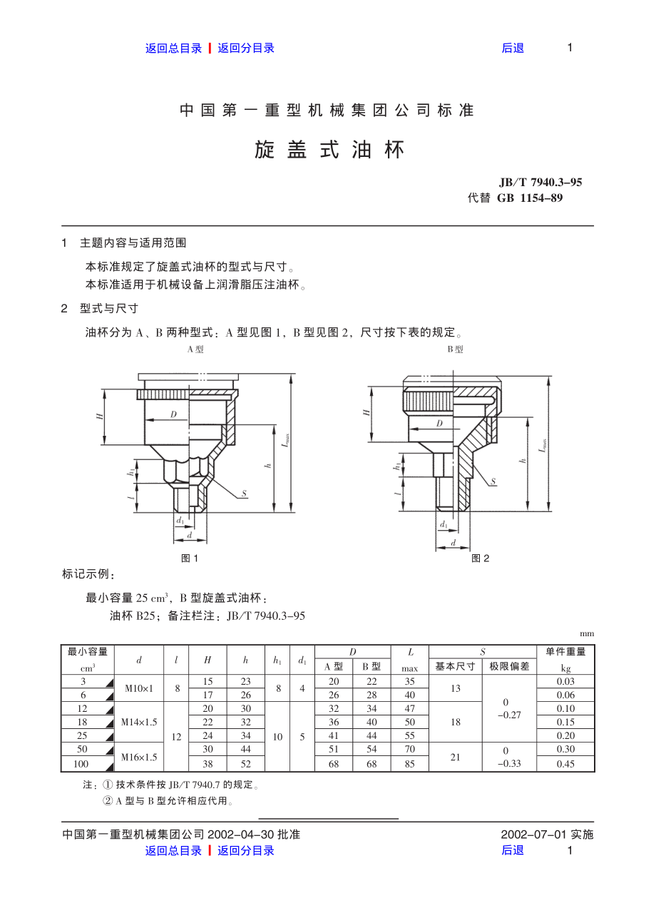 ZG标准之旋盖式油杯中国一重机械.pdf_第1页